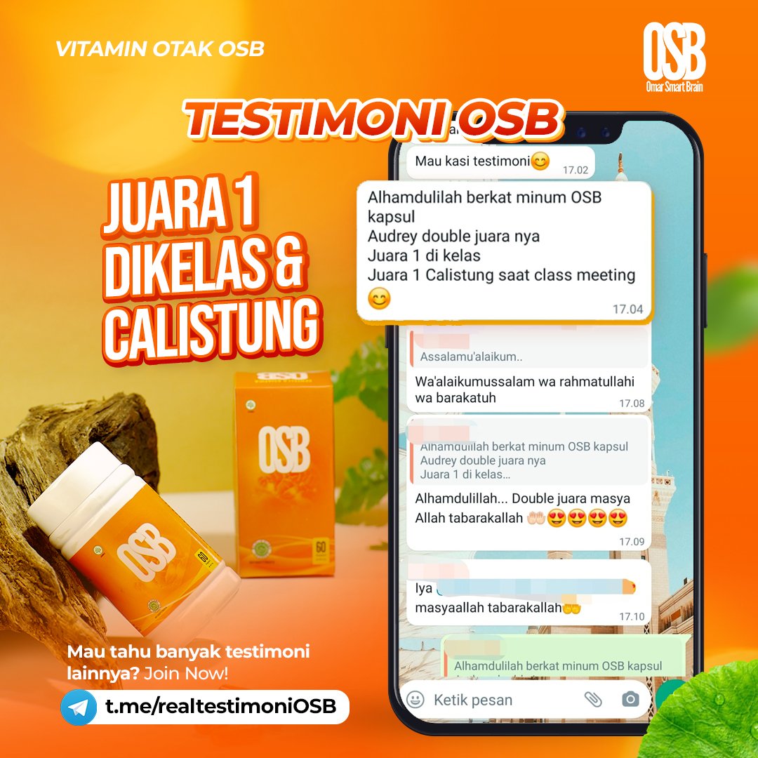 Testimoni konsumen OSB — anak juara 1 lomba calistung